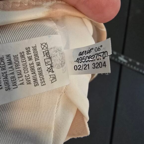 Aerie Women's Cheetah Animal‎ Print Scoop Longline Bikini Top Size Medium - Picture 9 of 11